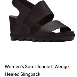 Sorel joanie wedge sling back sandals